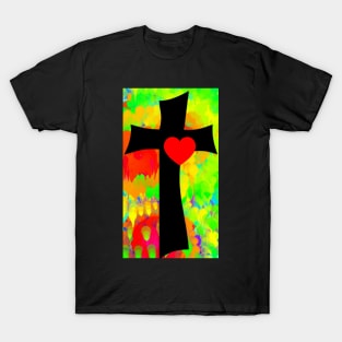 Tie Dye Cross T-Shirt